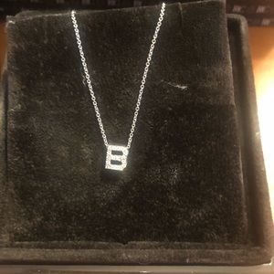 Roberto Coin initial B necklace